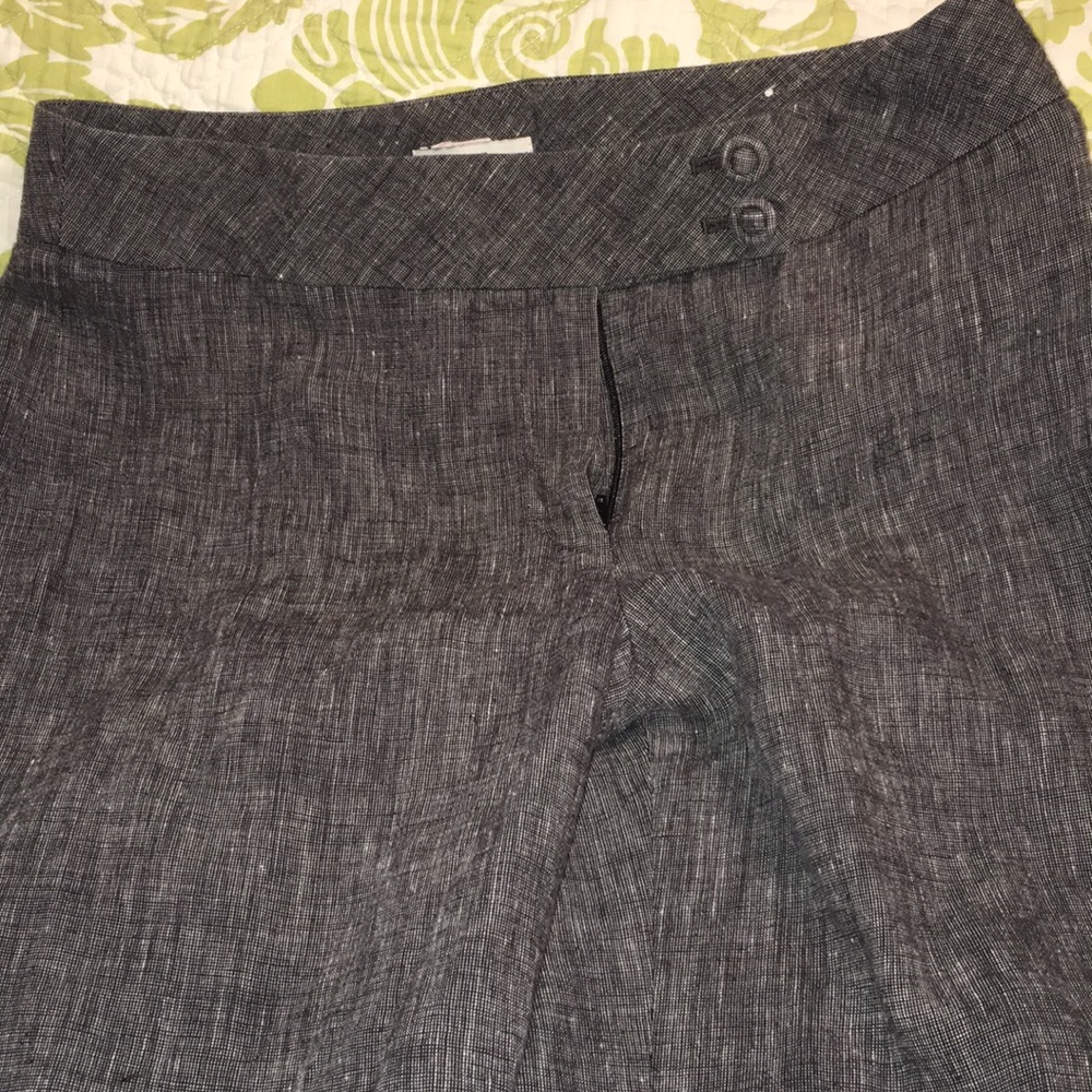 Gray loft size 6 wide leg dress pants